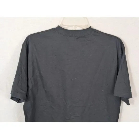 Vintage 1986 Cat Face T-Shirt Black Women's Size Large 42-44 - Picture 10 of 11